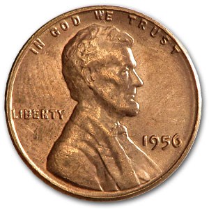 1956 Lincoln Cent BU (Red) 1956 Lincoln Cent BU (Red)