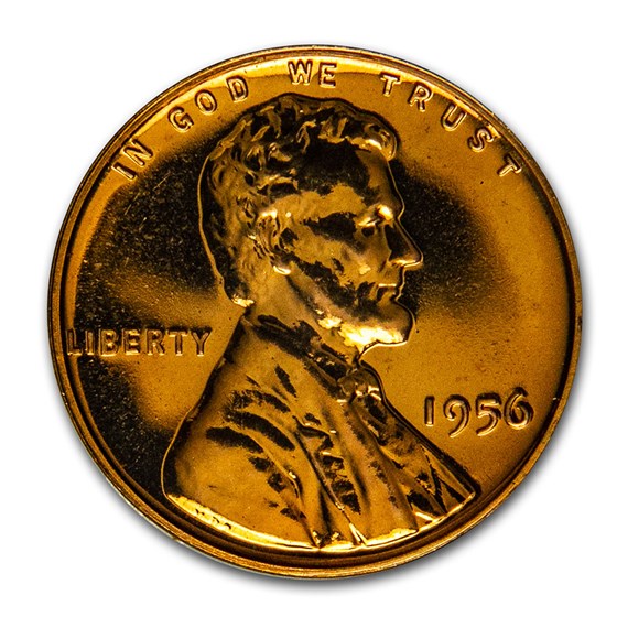 1956 Lincoln Cent Gem Proof (Red) 1956 Lincoln Cent Gem Proof (Red)