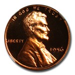 1956 Lincoln Cent PF-67 UCAM NGC (Red)