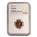 1956 Lincoln Cent PF-68 NGC (Red)