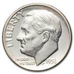 1956 Roosevelt Dime 50-Coin Roll Proof