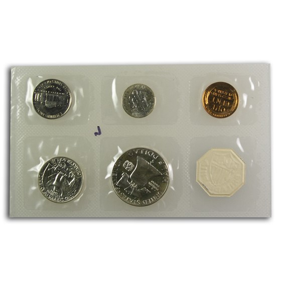 1956 U.S. Proof Set (Type-2 Half) 3 Feathers 1956 U.S. Proof Set (Type-2 Half) 3 Feathers