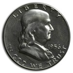 1956 U.S. Proof Set (Type-2 Half) 3 Feathers