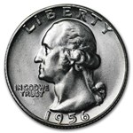 1956 Washington Quarter 40-Coin Roll BU