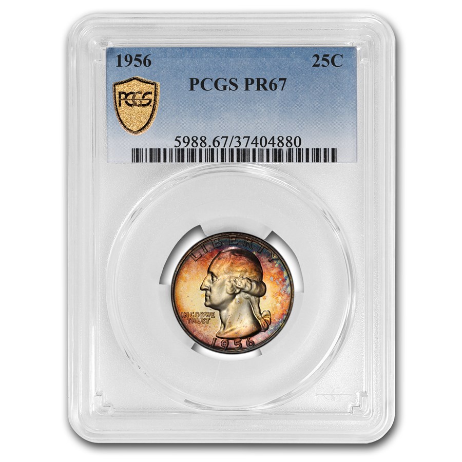 1956 Washington Quarter PR-67 PCGS