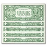 1957* $1.00 Silver Certificate AU (Fr#1619*) 10 Consecutive