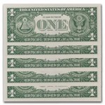 1957 $1.00 Silver Certificate CCU (Fr#1619) 17 Consecutive