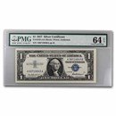1957 $1.00 Silver Certificate CU-64 EPQ PMG (Fr#1619)