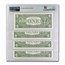 1957 $1.00 Silver Certificate CU-66 EPQ PMG (Fr#1619) 9 Consec