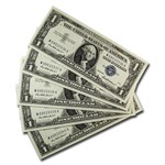 1957 $1.00 Silver Certificate CU (Fr#1619) 20 Consecutive