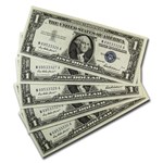 1957 $1.00 Silver Certificate CU (Fr#1619) 20 Consecutive