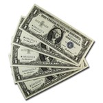 1957 $1.00 Silver Certificate CU (Fr#1619) 20 Consecutive