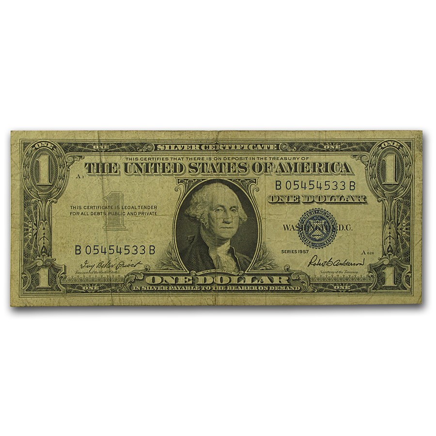 1957 $1.00 Silver Certificate VG (Fr#1619)