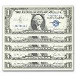 1957* $1 Silver Cert CCU (Fr#1619*) Star Notes, 30 Consecutive
