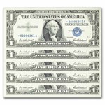 1957* $1 Silver Cert CCU (Fr#1619*) Star Notes, 30 Consecutive