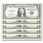 1957* $1 Silver Cert CCU (Fr#1619*) Star Notes, 30 Consecutive
