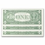 1957* $1 Silver Certificate CU (Fr#1619*) Star Notes, 3 Consec