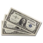 1957-A $1.00 Silver Certificate CCU (Fr#1620) 3 Consecutive
