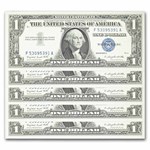 1957-A $1.00 Silver Certificate CCU (Fr#1620) 45 Consecutive
