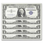 1957-A* $1 Silver Cert CU (Fr#1620*) Star Notes, 65 Consecutive