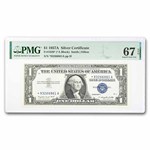 1957-A $1 Silver Cert Gem CU-67 EPQ PMG (Fr#1620)