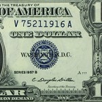 1957-B $1.00 Silver Certificate CCU (Fr#1621) 10 Consecutive