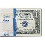 1957-B $1.00 Silver Certificate CCU (Fr#1621) 100 Consecutive