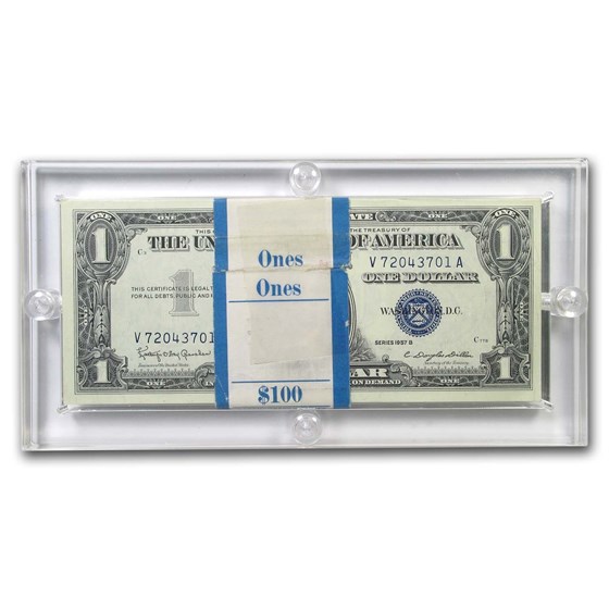 1957-B $1.00 Silver Certificate CCU (Fr#1621) 100 Consecutive