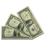 1957-B $1.00 Silver Certificate CCU (Fr#1621) 3 Consecutive