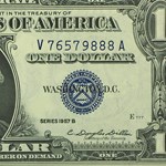 1957-B $1.00 Silver Certificate CCU (Fr#1621) 5 Consecutive