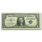1957-B $1.00 Silver Certificate CCU (Fr#1621) 5 Consecutive