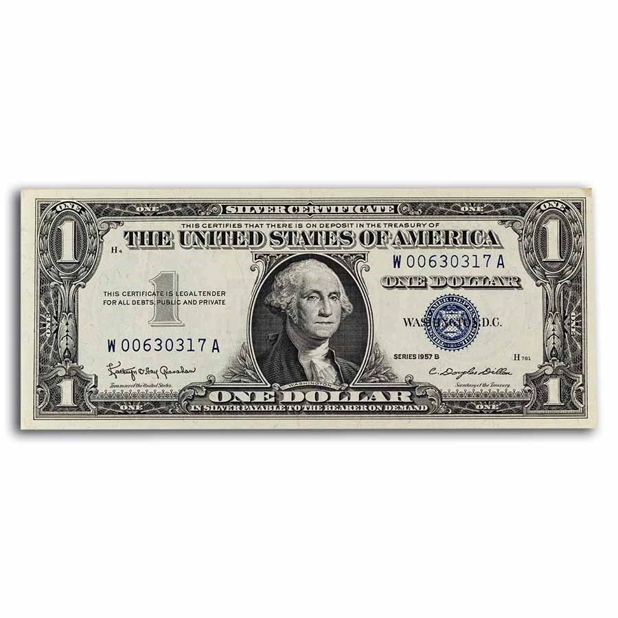 1957-B $1.00 Silver Certificate XF (Fr#1621)