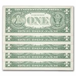 1957-B* $1 Silver Cert AU (Fr#1621*) Star Notes, 80 Consecutive