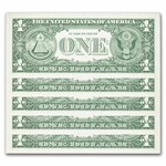1957-B* $1 Silver Cert AU (Fr#1621*) Star Notes, 96 Consecutive