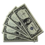 1957-B* $1 Silver Cert CU (Fr#1621*) Star Notes, 10 Consecutive