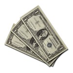 1957-B* $1 Silver Cert CU (Fr#1621*) Star Notes, 3 Consecutive