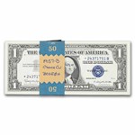 1957-B* $1 Silver Cert CU (Fr#1621*) Star Notes, 50 Consecutive