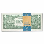 1957-B* $1 Silver Cert CU (Fr#1621*) Star Notes, 50 Consecutive