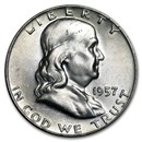 1957-D Franklin Half Dollar BU