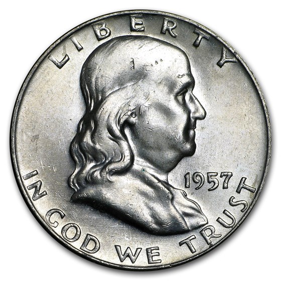 1957-D Franklin Half Dollar BU 1957-D Franklin Half Dollar BU