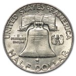1957-D Franklin Half Dollar Fine/AU