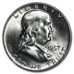 1957-D Franklin Half Dollar MS-64 NGC (FBL)