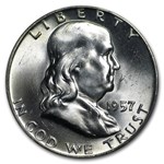 1957-D Franklin Half Dollar MS-64 PCGS (FBL)