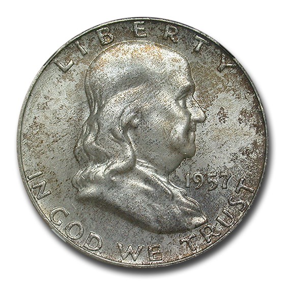 1957-D Franklin Half Dollar MS-66 NGC (FBL) 1957-D Franklin Half Dollar MS-66 NGC (FBL)