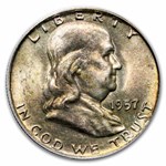 1957-D Franklin Half Dollar MS-66 PCGS (FBL, Toned)