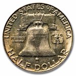 1957-D Franklin Half Dollar MS-66 PCGS (FBL, Toned)