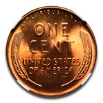 1957-D Lincoln Cent MS-67 NGC (Red)