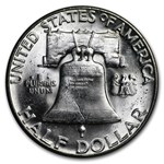 1957 Franklin Half Dollar 20-Coin Roll BU