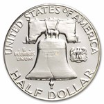 1957 Franklin Half Dollar 20-Coin Roll Proof
