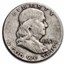 1957 Franklin Half Dollar Fine/AU